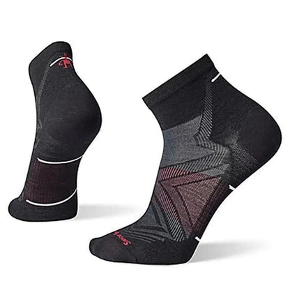 Run Zero Cushion Ankle Socks-Accessories - Socks - Unisex-Smartwool-Black-M-Appalachian Outfitters