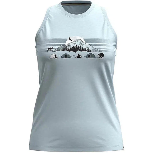 Smartwool Women's Mountain Moon Graphic Tank-Men's - Clothing - Tops-Smartwool-Appalachian Outfitters