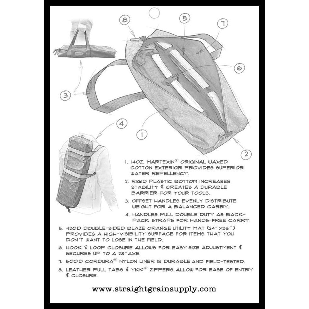 Straight Grain Supply-Axe & Utility Bag-Appalachian Outfitters