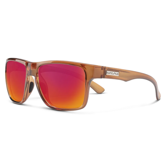 Suncloud Rambler-Accessories - Eyewear - Sunglasses-Suncloud-Crystal Amber-Polar Red Mirror-Appalachian Outfitters
