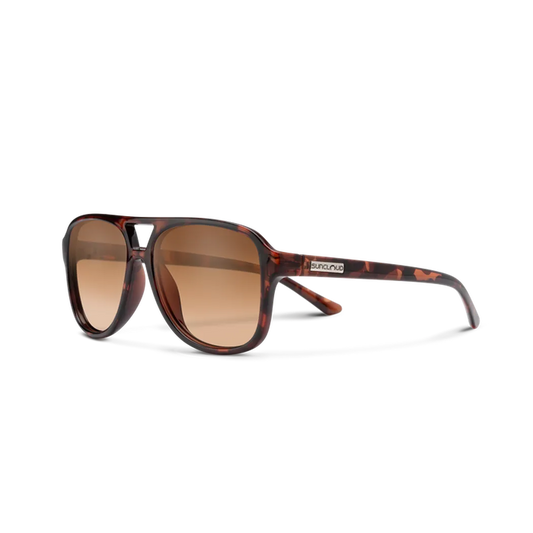 Suncloud Sandy-Accessories - Sunglasses-Suncloud-Black-Polarized Gray Green-Appalachian Outfitters