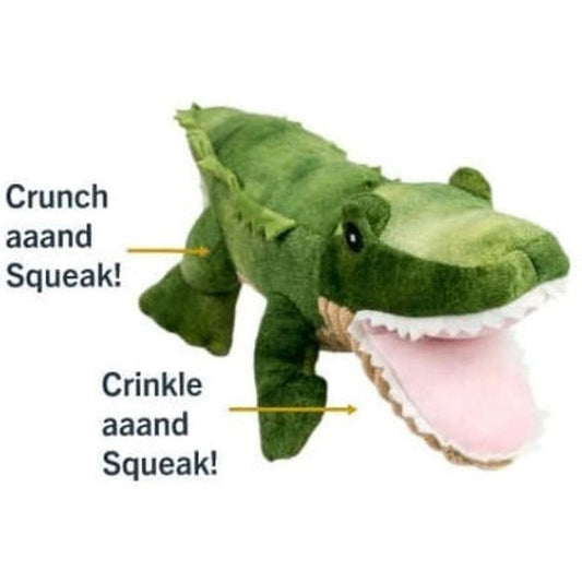Tall Tails Crunch Gator Toy Outdoor Dogs
