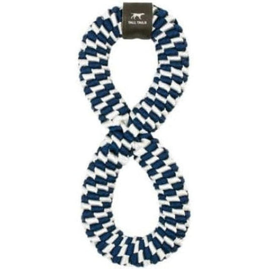 Tall Tails Navy Braider Infinity Tug Toy Outdoor Dogs