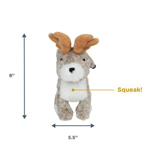 Tall Tails Plush Jackalope Twitchy Toy - 9"-Pets - Toys-Tall Tails-Appalachian Outfitters