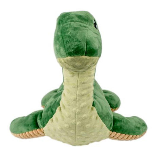 Tall Tails Plush Nessie SqueakCrinkle / Inner Rope Toy - 13'-Pets - Toys-Tall Tails-Appalachian Outfitters
