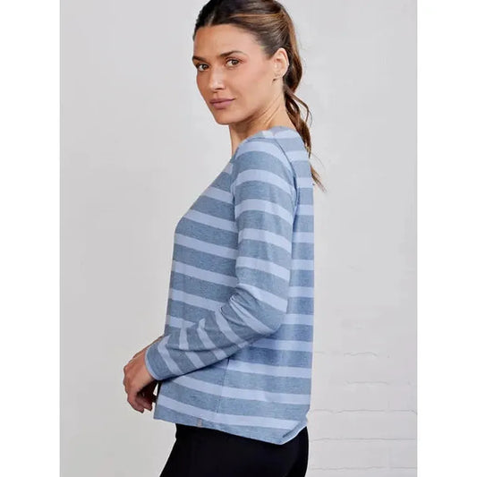 Tasc Women's All Day Long Sleeve Stripe-Women's - Clothing - Tops-Tasc-Appalachian Outfitters