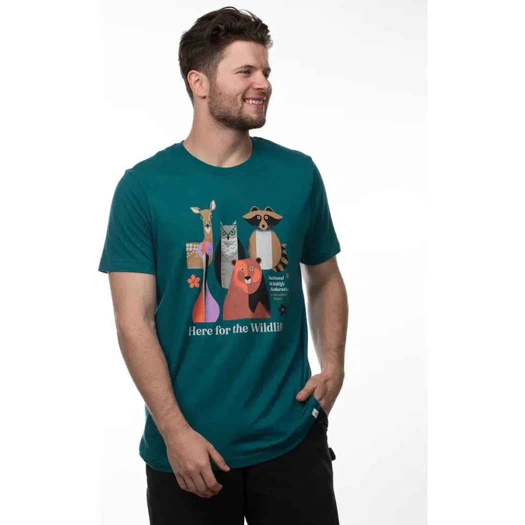 The Landmark Project Here for the Wildlife Unisex Short Sleeve Tee-Unisex - Clothing - Tops-The Landmark Project-Appalachian Outfitters