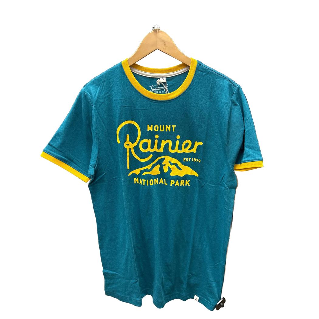 The Landmark Project Sample - Mount Rainier National Park 1899 Unisex Short Sleeve Tee-Unisex - Clothing - Tops-The Landmark Project-Appalachian Outfitters
