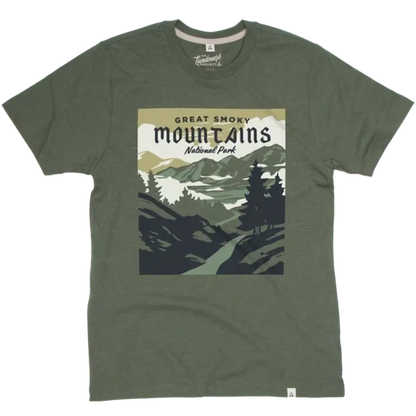 The Landmark Project Smoky Mountains National Park Tee-Unisex - Clothing - Tops-The Landmark Project-Conifer-S-Appalachian Outfitters