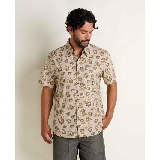 Toad & Co Men's Fletch Short Sleeve Shirt-Men's - Clothing - Tops-Toad & Co-Twine Print-M-Appalachian Outfitters