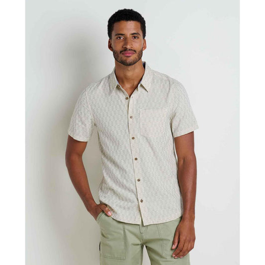 Toad & Co Men's Harris Short Sleeve Shirt-Men's - Clothing - Tops-Toad & Co-Salt-M-Appalachian Outfitters