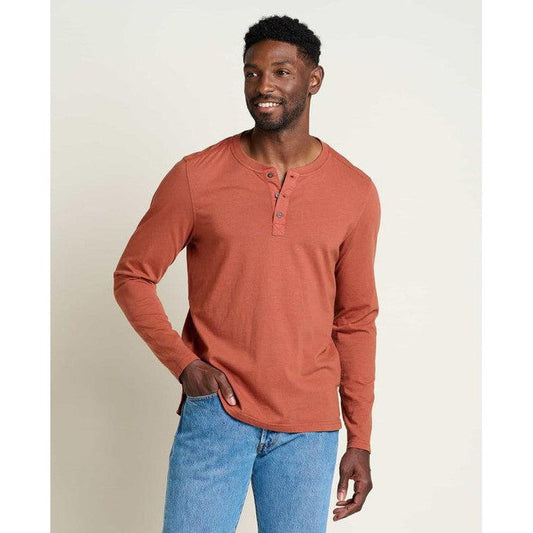Men's Primo LS Henley-Men's - Clothing - Tops-Toad & Co-Cinnamon-M-Appalachian Outfitters