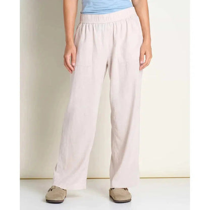 Toad & Co Taj Hemp Pant-Women's - Clothing - Bottoms-Toad & Co-Oatmeal-XS-Appalachian Outfitters