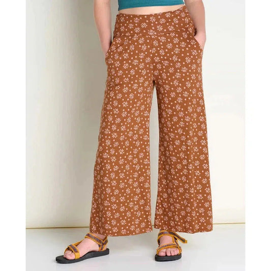 Toad & Co Women's Chaka Wide Leg Pant-Women's - Clothing - Bottoms-Toad & Co-Fawn Polka Dot Print-S-Appalachian Outfitters