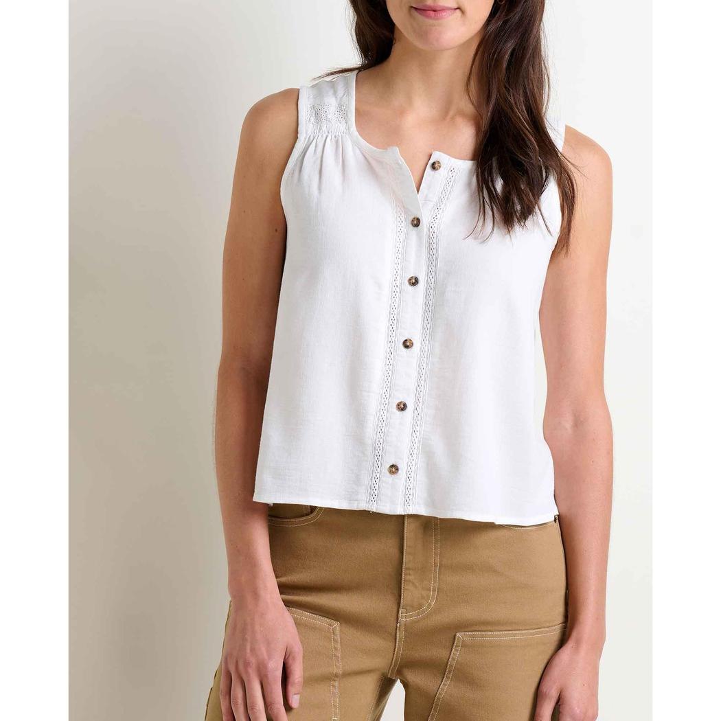 Toad & Co Women's Manzana Button Front Tank-Women's - Clothing - Tops-Toad & Co-Appalachian Outfitters
