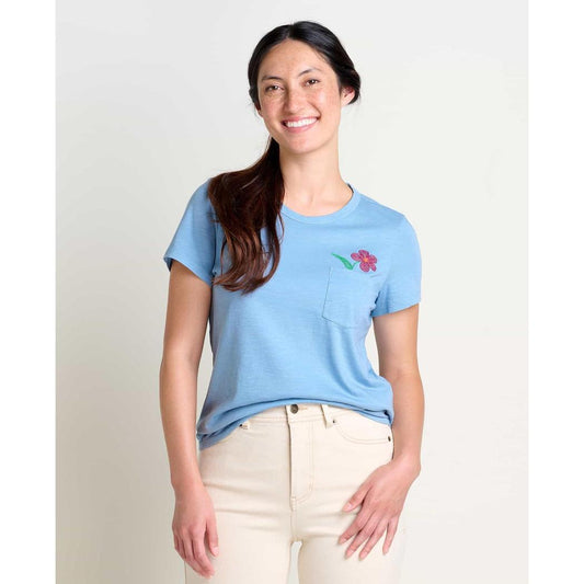 Toad & Co Women's Primo Short Sleeve Crew Embroidered-Women's - Clothing - Tops-Toad & Co-Appalachian Outfitters