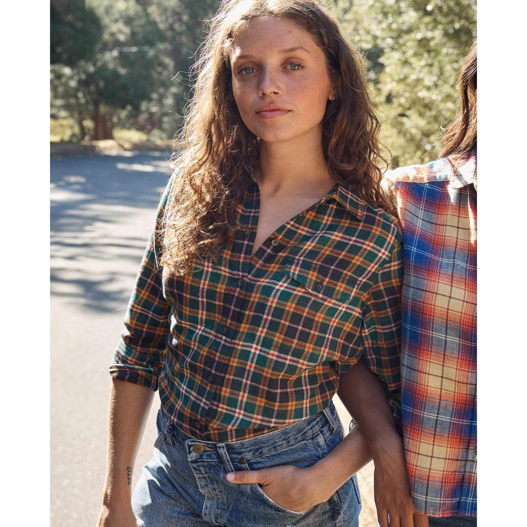 Toad & Co Women's Re-Form Flannel Long Sleeve Shirt-Women's - Clothing - Tops-Toad & Co-Appalachian Outfitters