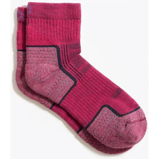 Tough Cuties Eve The Original Ladies Light Weight Hiker Quarter-Accessories - Socks - Women's-Tough Cuties-Cherry Pink-S-Appalachian Outfitters