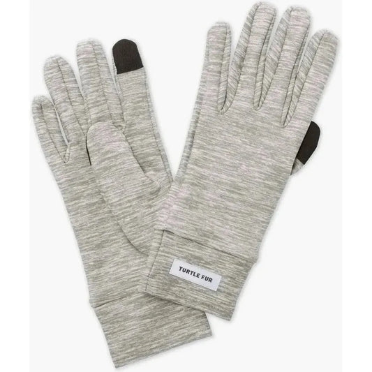 Turtle Fur Comfort Stria Touchscreen Gloves-Accessories - Gloves - Unisex-Turtle Fur-Storm-S/M-Appalachian Outfitters