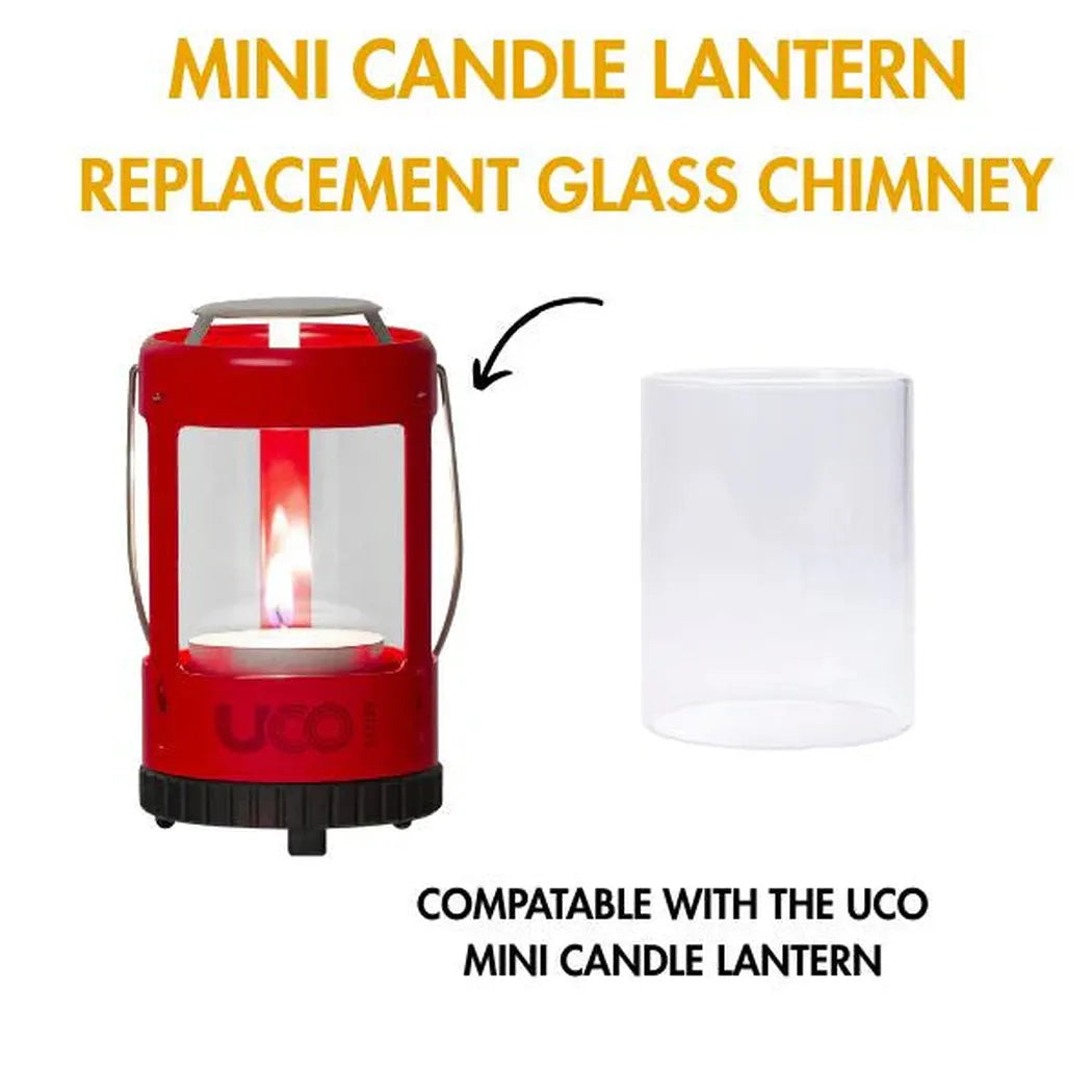 UCO Replacement Glass Chimney - Mini Lantern-Camping - Lighting - Accessories-UCO-Appalachian Outfitters