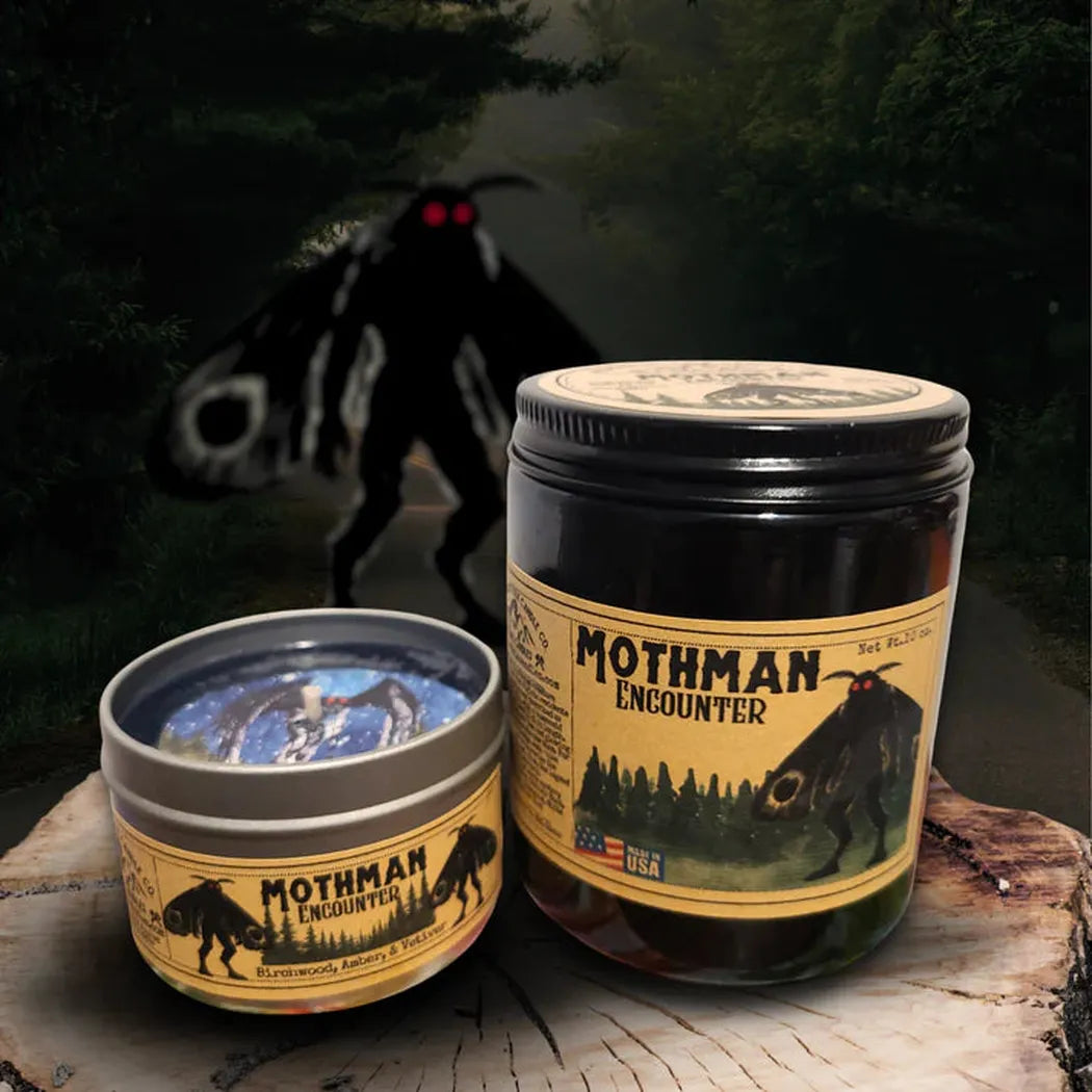 Wanderlust Folk Mothman Encounter | Cryptid Legend Candle | West Virginia-Accessories - Novelty-Wanderlust Folk-Appalachian Outfitters