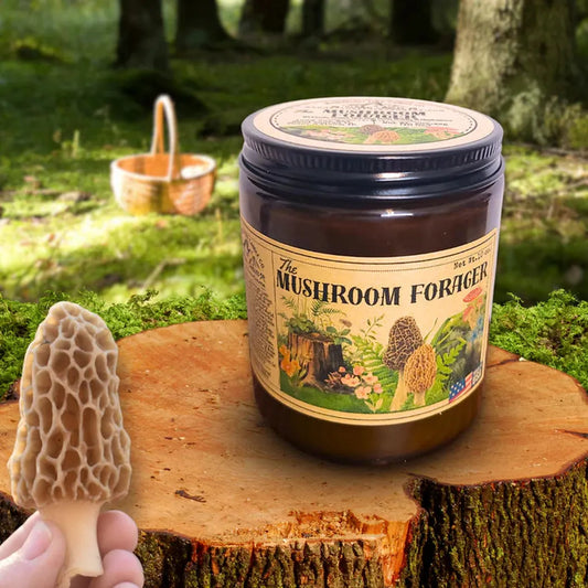 Wanderlust Folk The Mushroom Forager | Spring Outdoorsy Candle-Accessories - Novelty - Decor-Wanderlust Folk-10 oz-Appalachian Outfitters