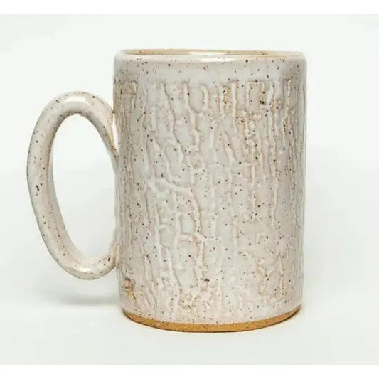 White Squirrel Clayworks Sasquatch / Bigfoot Handmade in Ohio Ceramic White 14oz Mug-Camping - Cooking - Dishware-White Squirrel Clayworks-Appalachian Outfitters