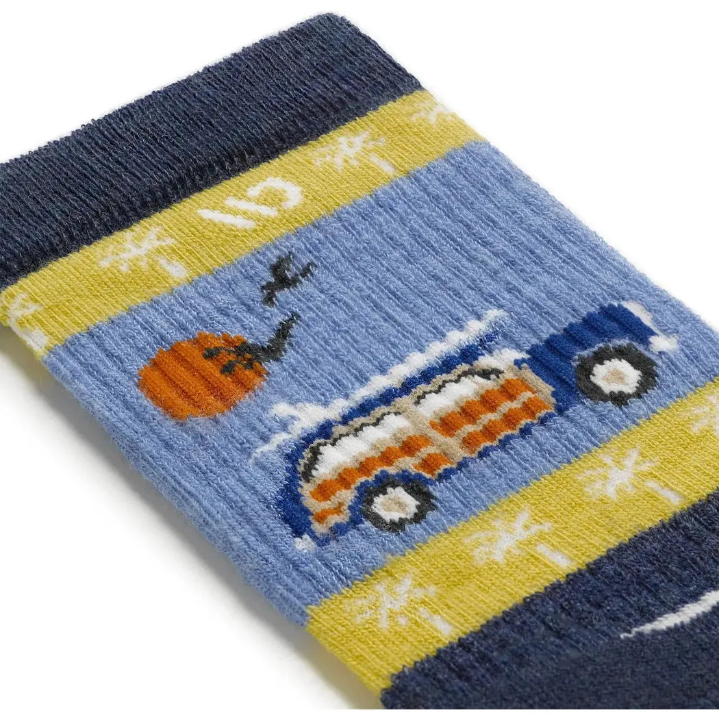 Wide Open Men's Way Black Midweight Crew Sock-Accessories - Socks - Men's-Wide Open-Appalachian Outfitters