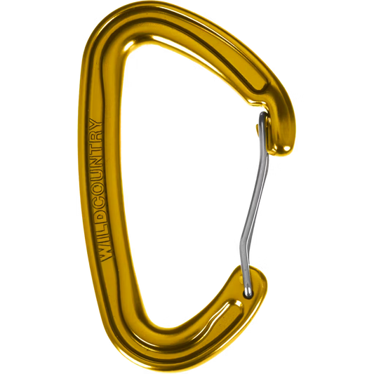 Wild Country Wildwire Carabiner-Climbing - Hardware - Carabiners-Wild Country-Gold-Appalachian Outfitters