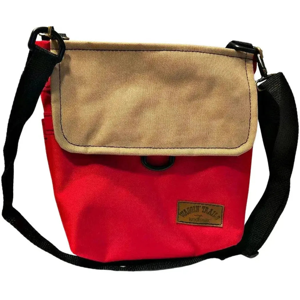 The WoofPack Dog Walking Accessory Bag-Pets - Packs-WoofPack-Red/Tan Plain-Appalachian Outfitters