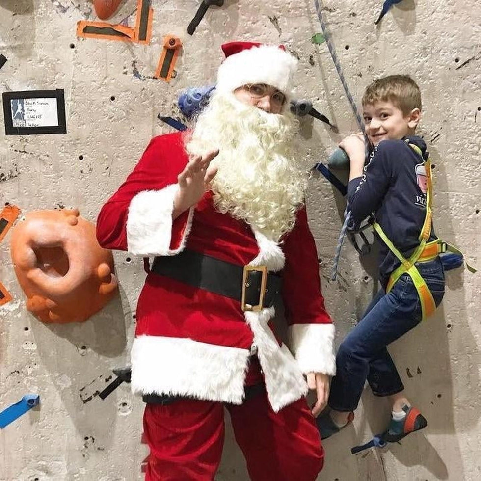Climb with Santa at Kendall Cliffs-Appalachian Outfitters