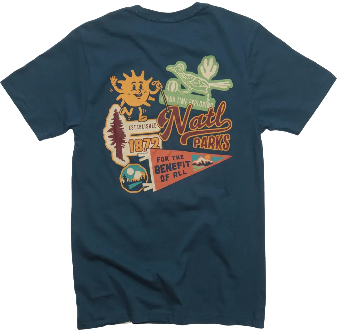 The Landmark Project National Park Emblems Unisex Short Sleeve Tee