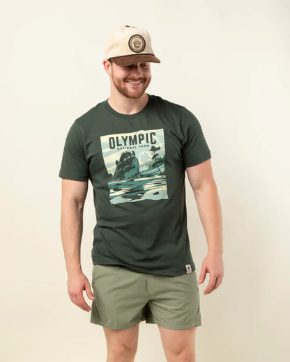 The Landmark Project Sample - Olympic National Park Unisex Short Sleeve Tee