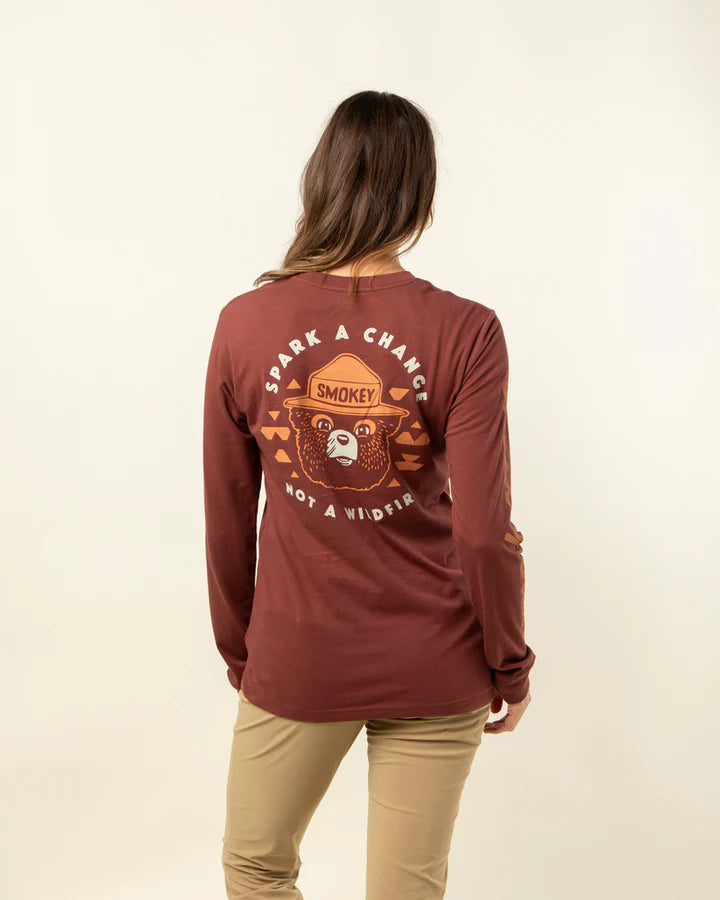The Landmark Project Spark A Change Unisex Long Sleeve Tee w/ Pocket