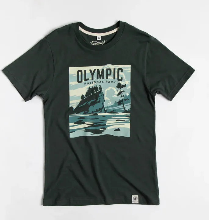 The Landmark Project Sample - Olympic National Park Unisex Short Sleeve Tee