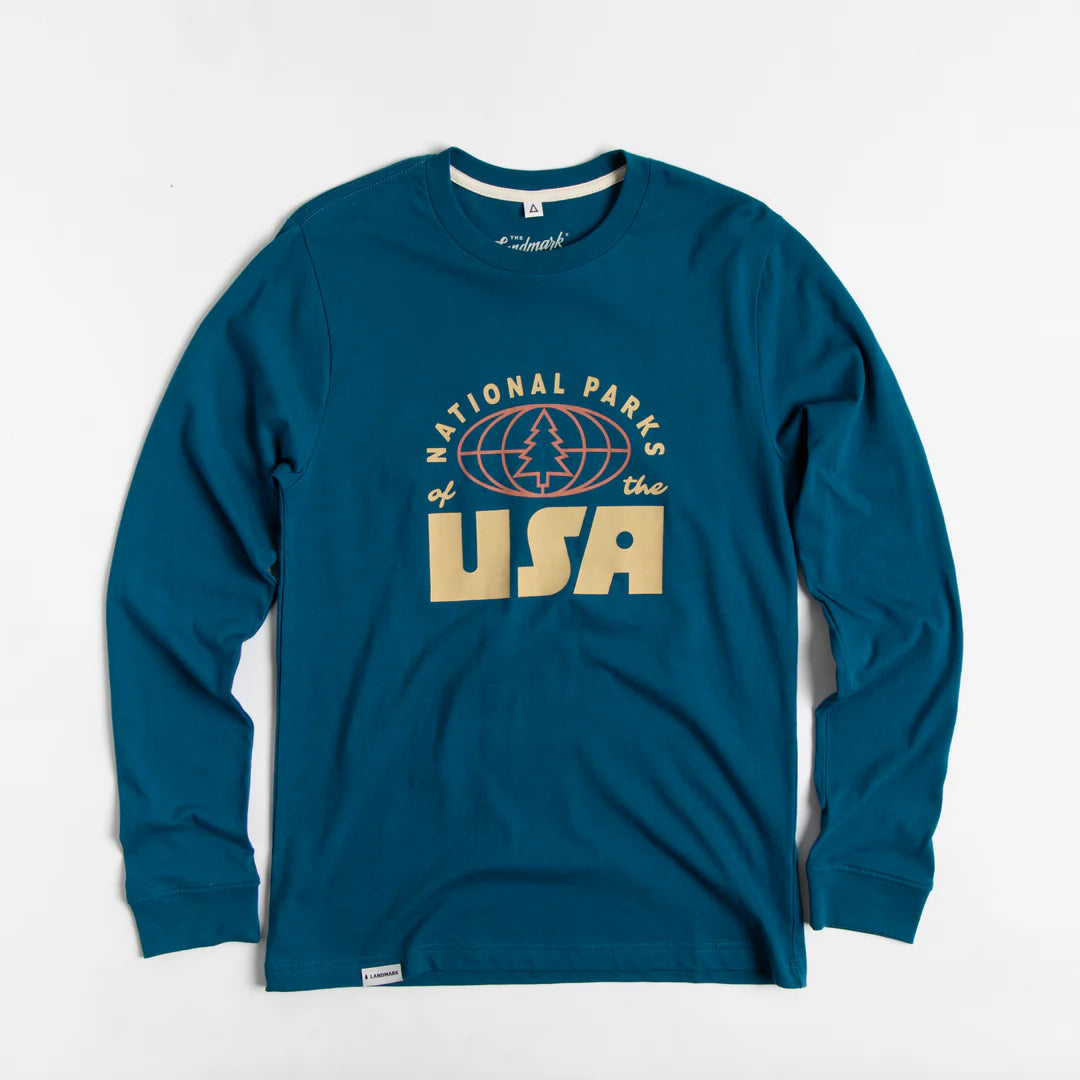 The Landmark Project National Parks of the USA Unisex Long Sleeve Tee