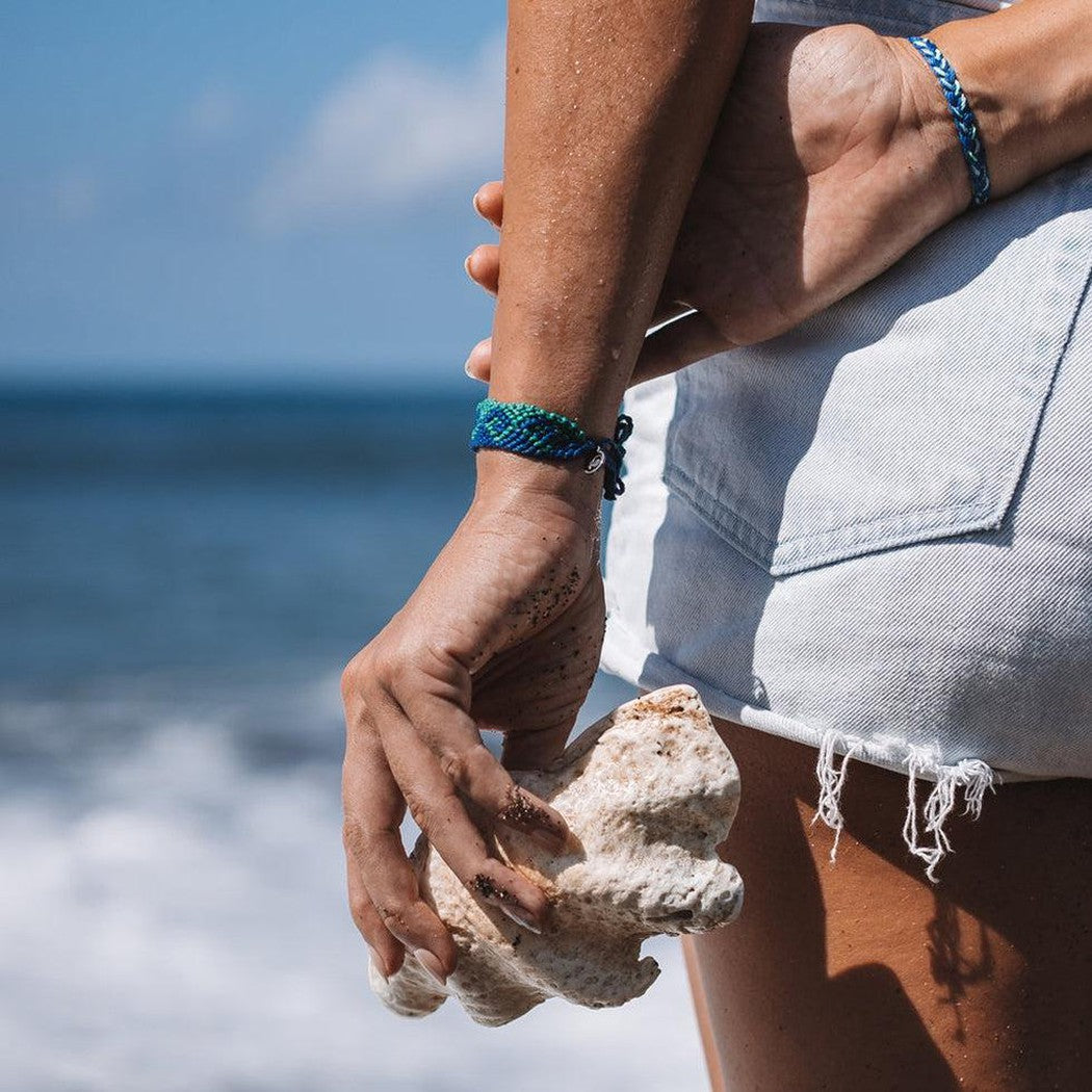 Bali Wave Braid-Accessories - Jewelry-4Ocean-Blue & Earth Green-Appalachian Outfitters