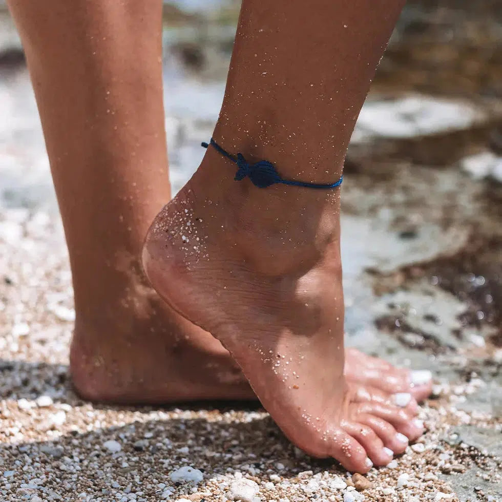 4Ocean Go Fish Anklet (Signature Blue)-Accessories - Jewelry-4Ocean-Signature Blue-Appalachian Outfitters