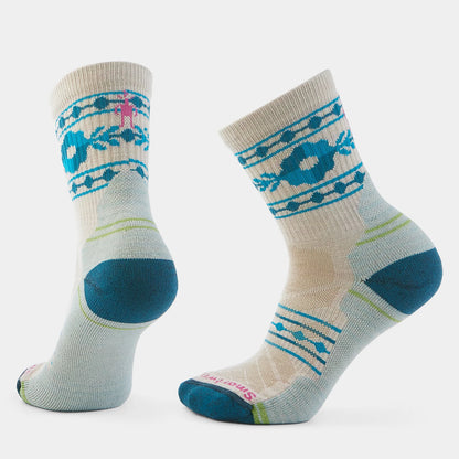 Smartwool Women's Hike Light Cushion Retro Floral Mid Crew Socks