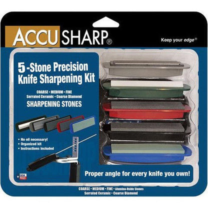 AccuSharp Five Stone Precision Kit-Camping - Accessories - Knife & Axe Accessories-Appalachian Outfitters