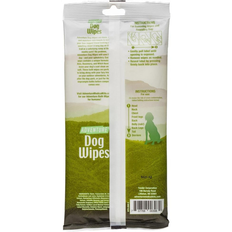 Adventure Dog Wipes 8-pack-Pets - Safety - First-Aid-Adventure Medical Kits-Appalachian Outfitters