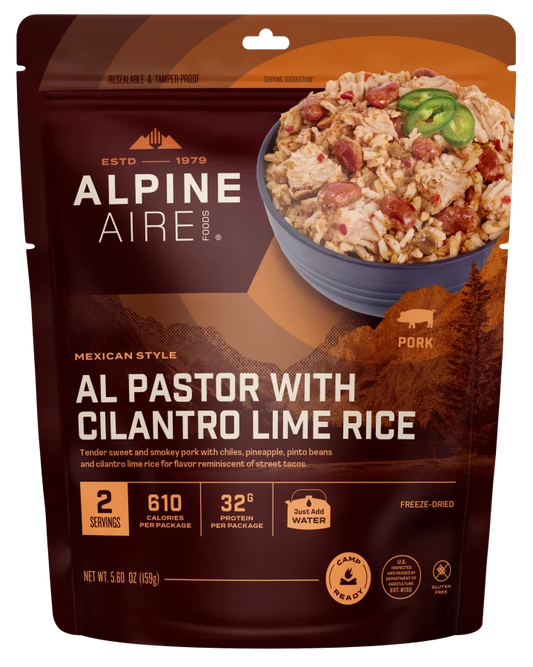 AlpineAire Al Pastor with Cilantro Lime Rice-Food - Backpacking-AlpineAire-Appalachian Outfitters
