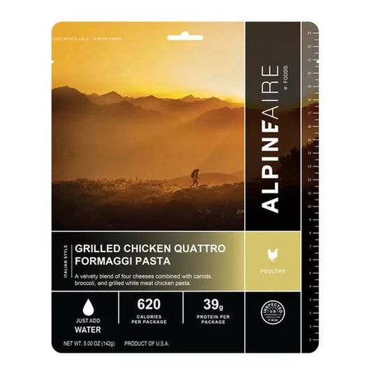 Grilled Chicken Quattro Formaggi Pasta-Food - Backpacking-AlpineAire-Appalachian Outfitters