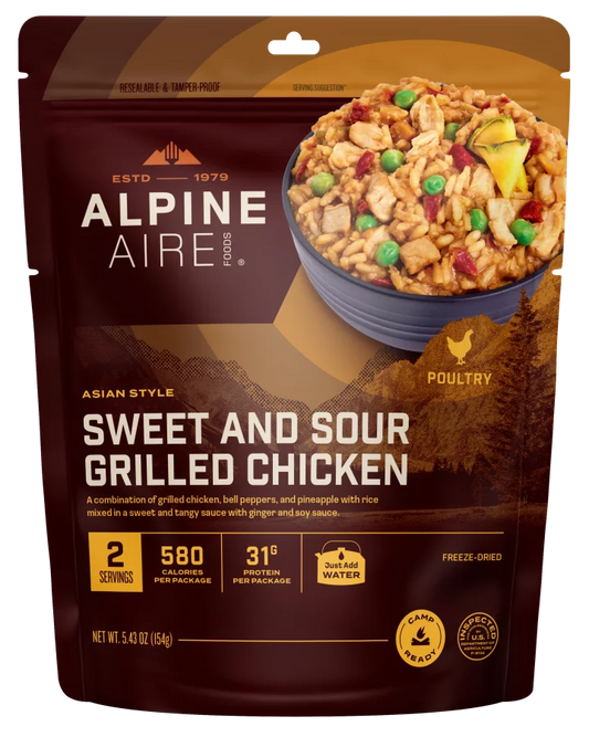 AlpineAire Sweet and Sour Grilled Chicken-Food - Backpacking-AlpineAire-Appalachian Outfitters