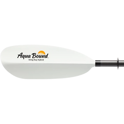 Aqua Bound Sting Ray Hybrid 2-Piece Posi-Lok™ Kayak Paddle-Paddle Sports - Paddles-Aqua Bound-White-230-Appalachian Outfitters