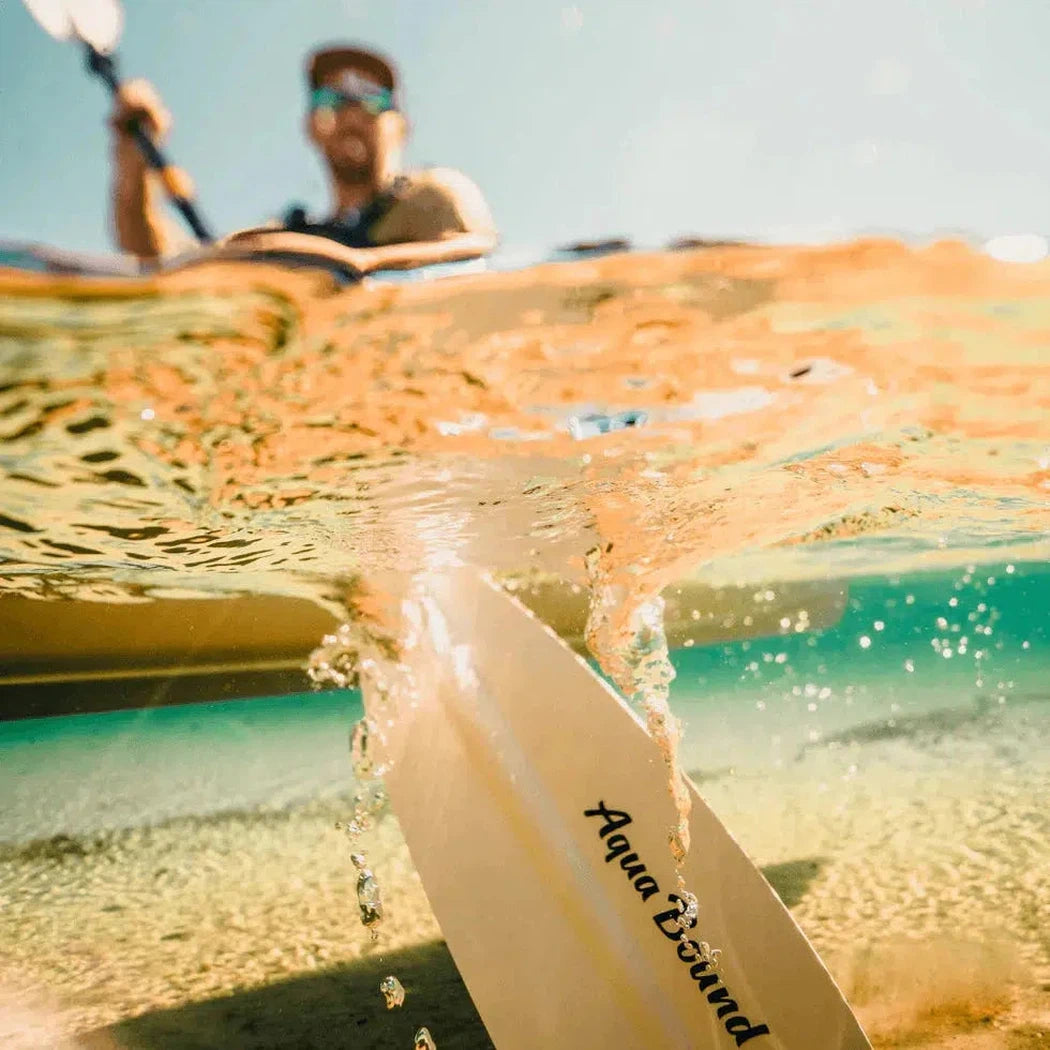Aqua Bound Sting Ray Hybrid 2-Piece Posi-Lok™ Kayak Paddle-Paddle Sports - Paddles-Aqua Bound-White-230-Appalachian Outfitters