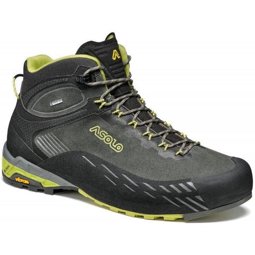 Men's Eldo Mid Leather GV-Men's - Footwear - Boots-Asolo-Graphite/Green Oasis-9-Appalachian Outfitters