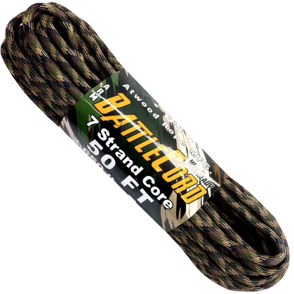 Atwood Rope Battle Cord - 2,650 LB - 5.6MM X 50 FT-Climbing - Ropes-Atwood Rope-Ground War-Appalachian Outfitters