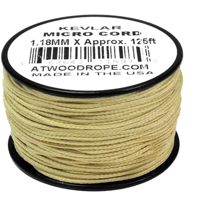 Atwood Rope Kevlar/Aramid - 320 LB Micro Cord - 1.18MM X 125 FT Spool-Climbing - Ropes-Atwood Rope-Appalachian Outfitters