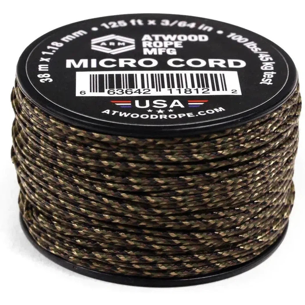 Atwood Rope Micro Cord - 100 LB - 1.18MM X 125 FT Spool – Appalachian ...